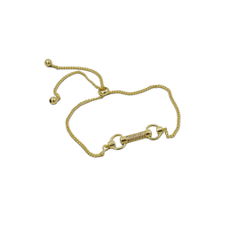 PULSERA CHAPA DE ORO LS-11180003