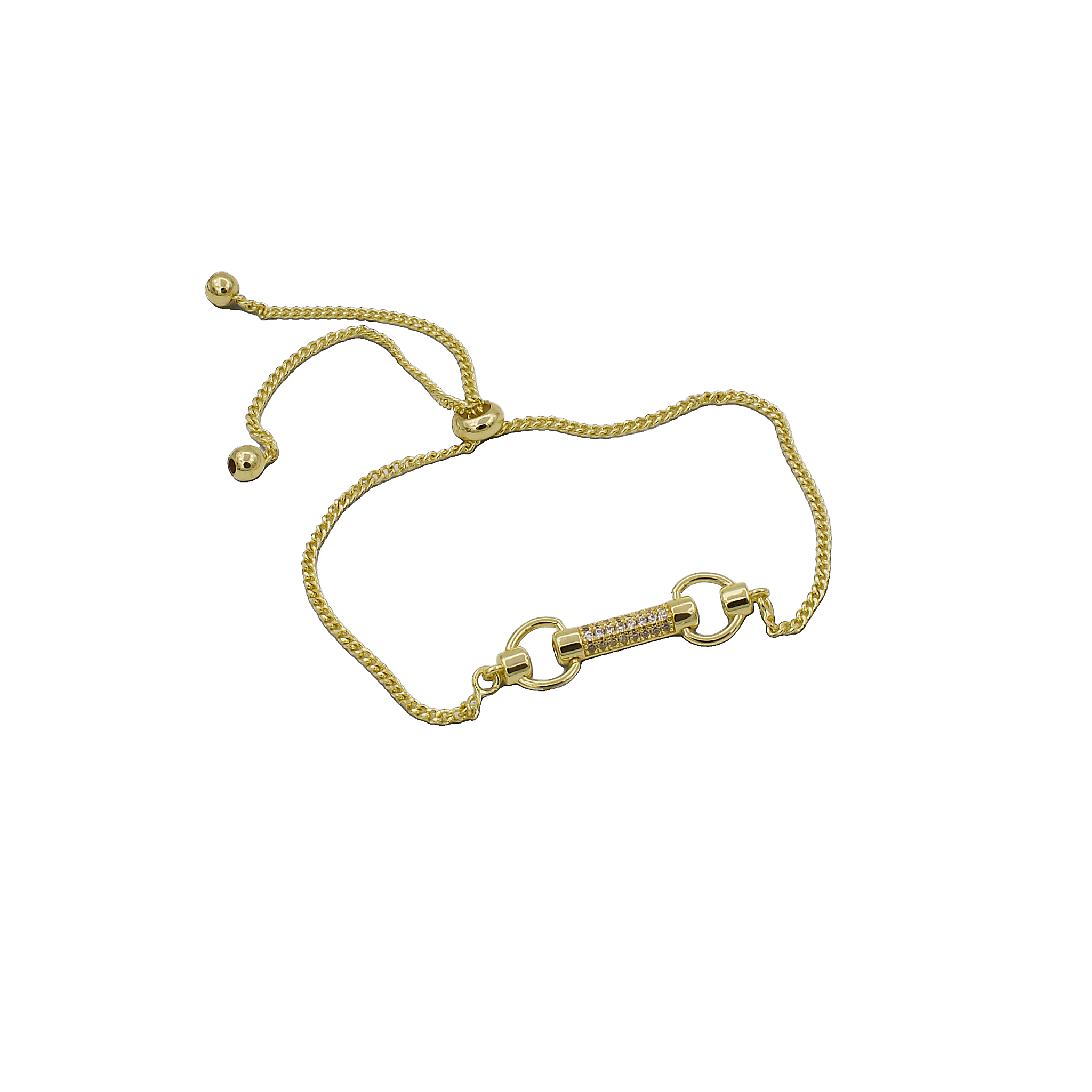 PULSERA CHAPA DE ORO LS-11180003