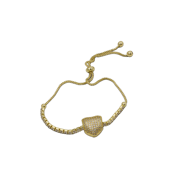 PULSERA CHAPA DE ORO MS-03540004