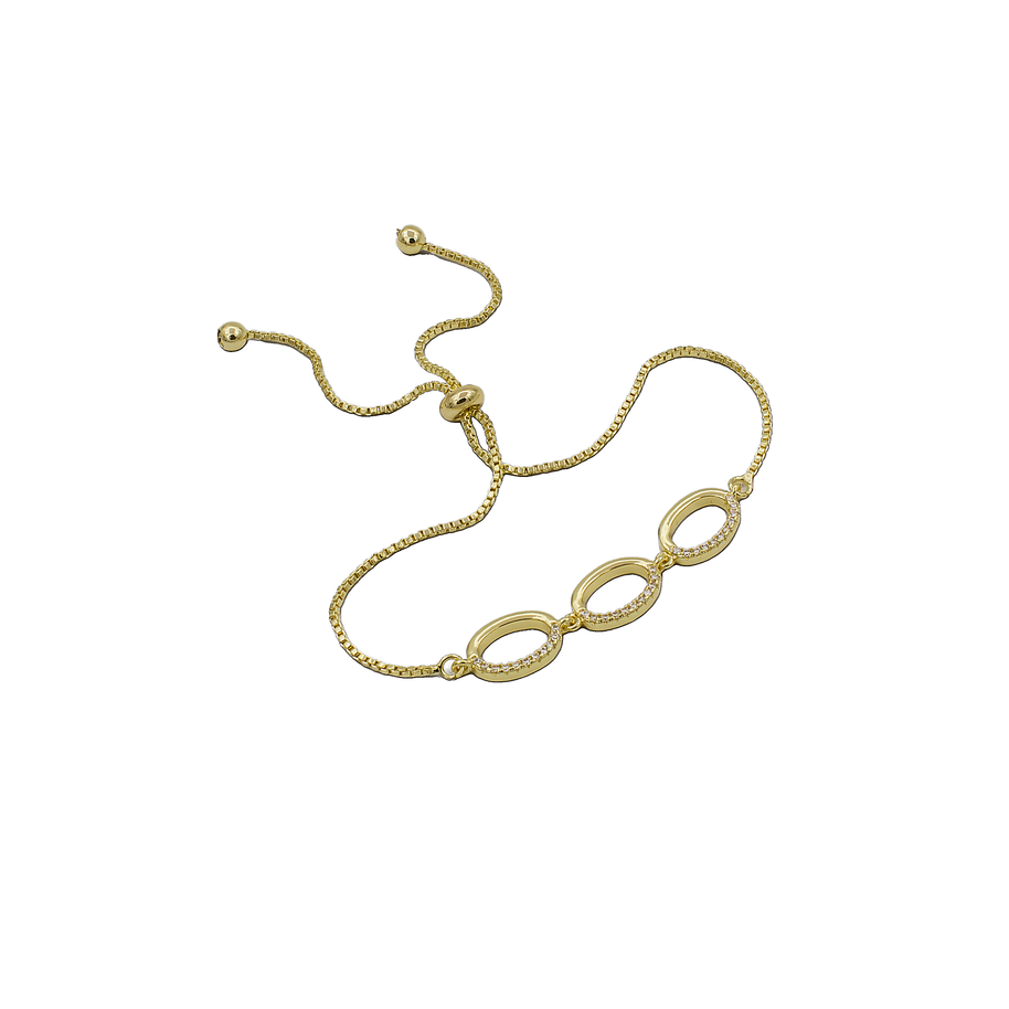 PULSERA CHAPA DE ORO MS-06630002