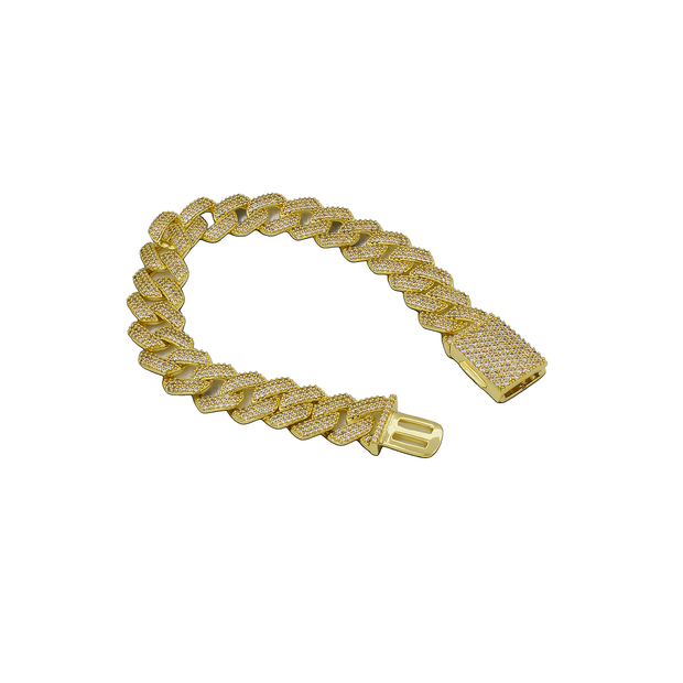 PULSERA CHAPA DE ORO NC-80140010