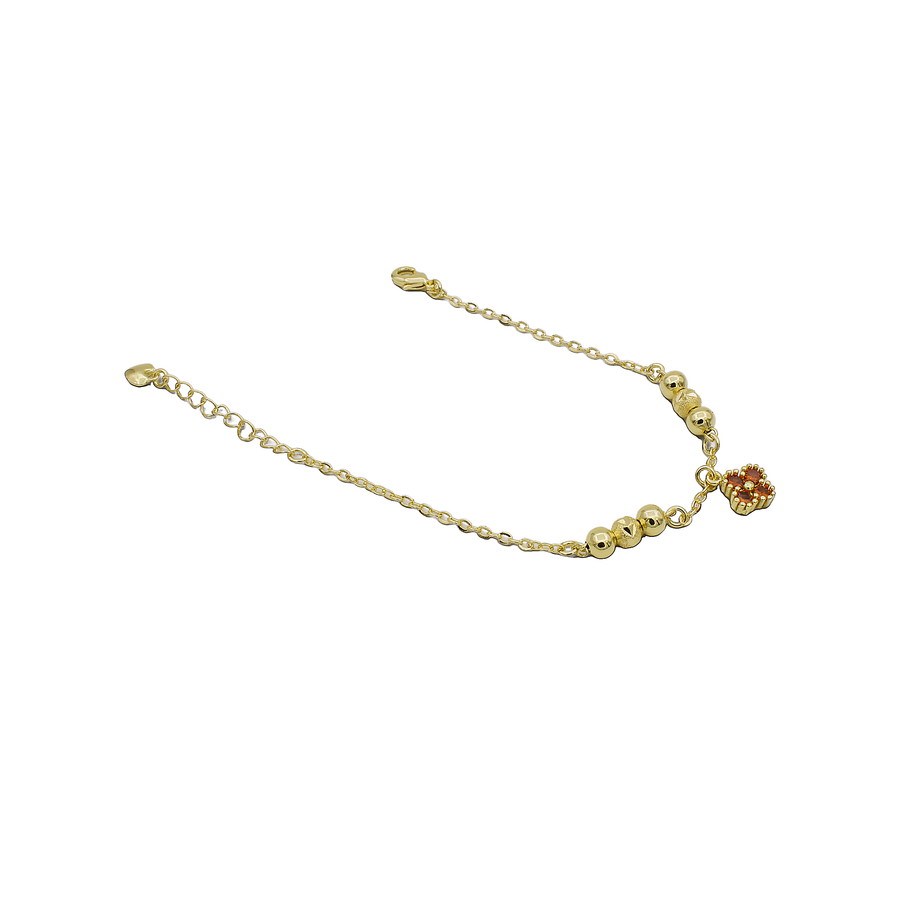 PULSERA LAMINADO CHAPA DE ORO OS-07160007