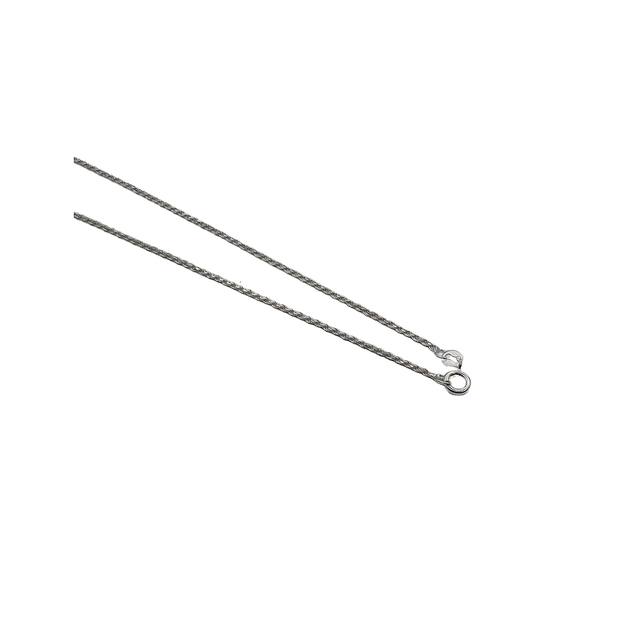 CADENA PLATA CORDON DIAMANTADO 30 45cm PCOD03045 CADYPUL 3.1