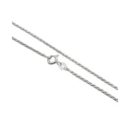 CADENA PLATA CORDON DIAMANTADO 30 50cm PCOD03050 CADYPUL 3.4