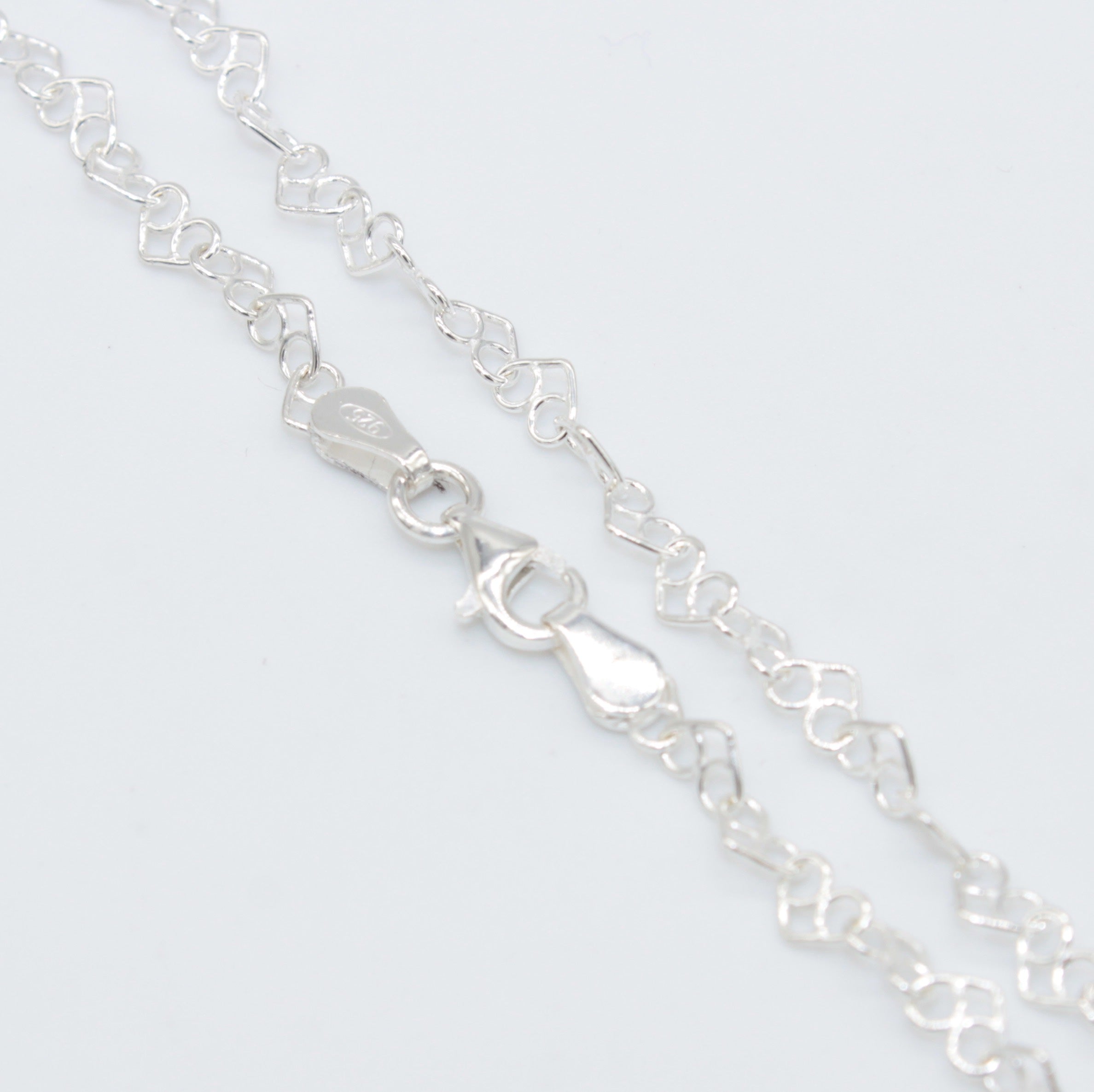 CADENA PLATA LOVE CORAZONES 40 4 PLO04045 CADYPUL 4.1