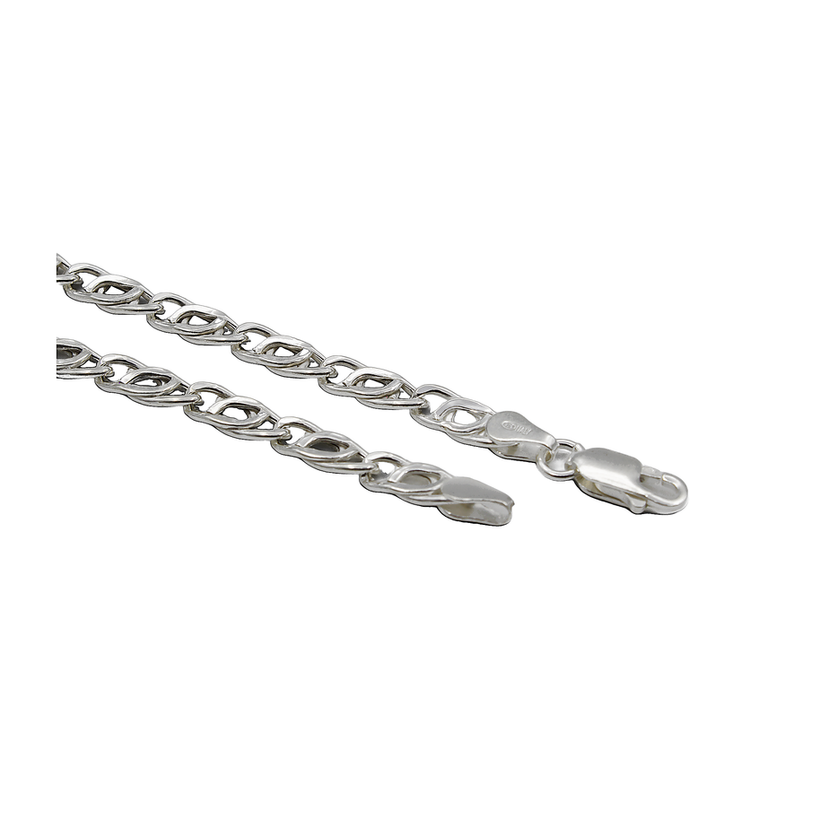 PULSERA PLATA PERNICHE OJO DE TIGRE ABIERTA 100 21.5cm PPEH10021 CADYPUL 4.0