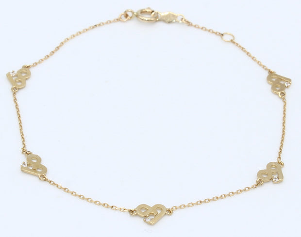 PULSERA ORO 10KL 1.0 PU10K13