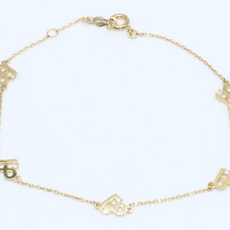 PULSERA ORO 10KL 1.0 PU10K41