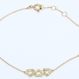 PULSERA PARA NIÑA ORO 10KL 0.6 PU10K50
