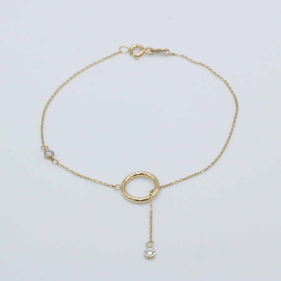 PULSERA ORO 14KL 1.0 PU14K2