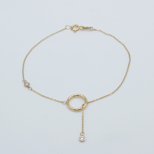 PULSERA ORO 14KL 1.0 PU14K2