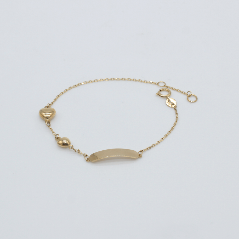 PULSERA PARA NIÑA ORO 14KL 1.2 PU14K4