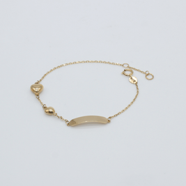 PULSERA PARA NIÑA ORO 14KL 1.2 PU14K4