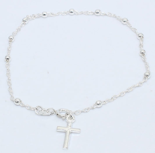 PULSERA ROSARIO PLATA PUL43 ES 1.9