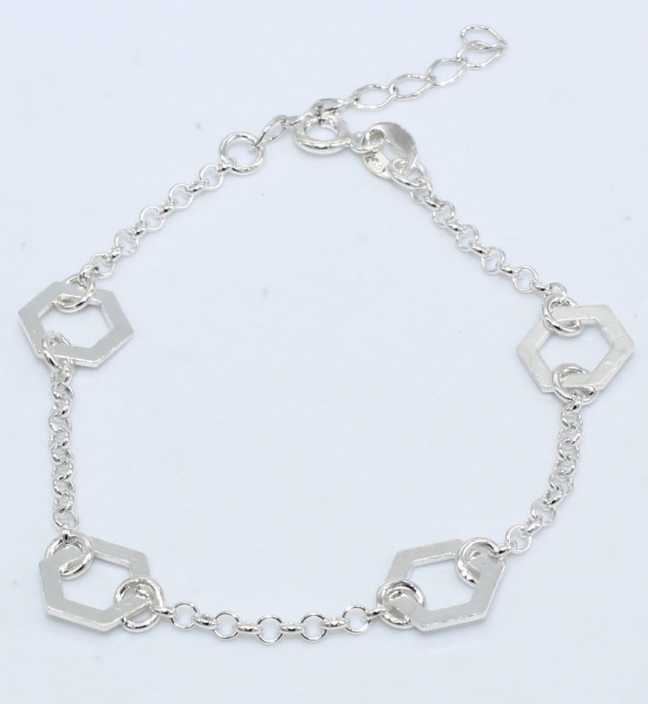 PULSERA PLATA PUL49 ESP 2.8