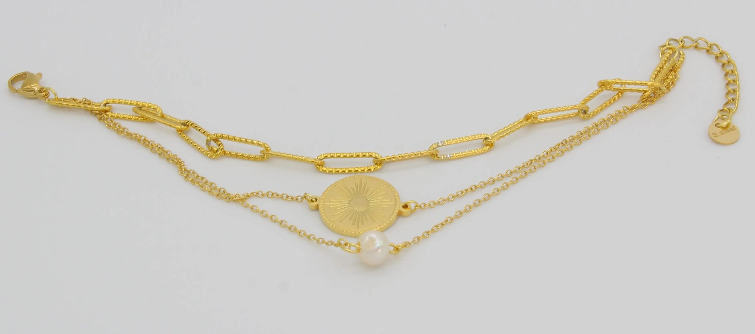 PULSERA ACERO BPD AJ 098 Lalú Joyas