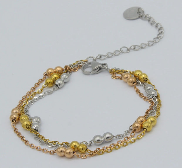 PULSERA ACERO BPD BN 044 Lalú Joyas