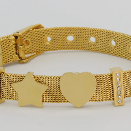 PULSERA ACERO BPD BS 029 Lalú Joyas