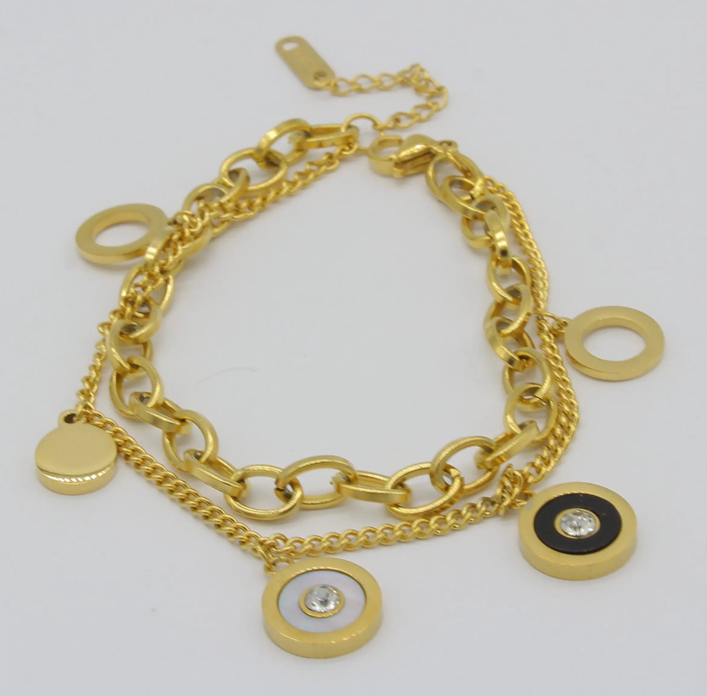 PULSERA ACERO BPD BY 009 Lalú Joyas