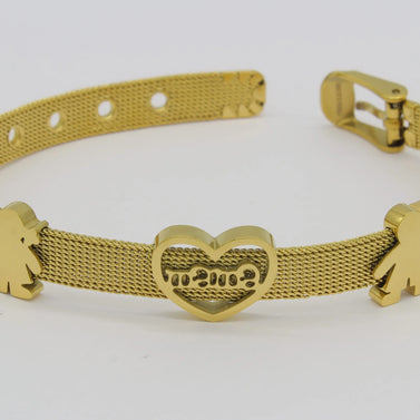 PULSERA ACERO BPR BS 025 Lalú Joyas