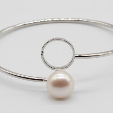 PULSERA PERLA Y PLATA PUPERVG35
