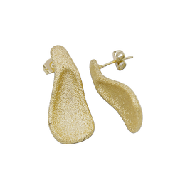 ARETES CHAPA DE ORO R-17710003