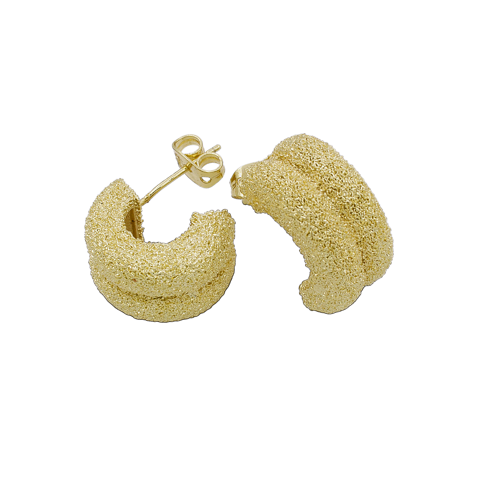 ARETES CHAPA DE ORO R-17960003