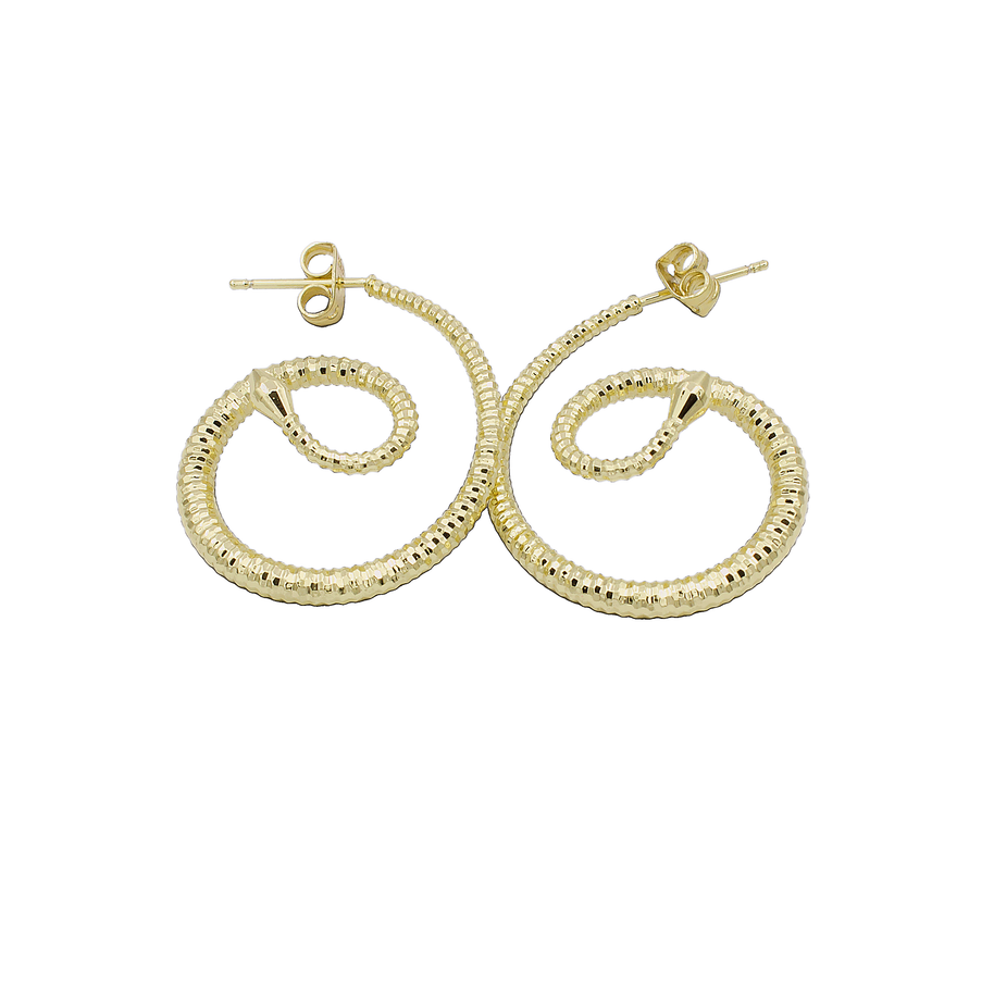 ARETES CHAPA DE ORO R-26400001