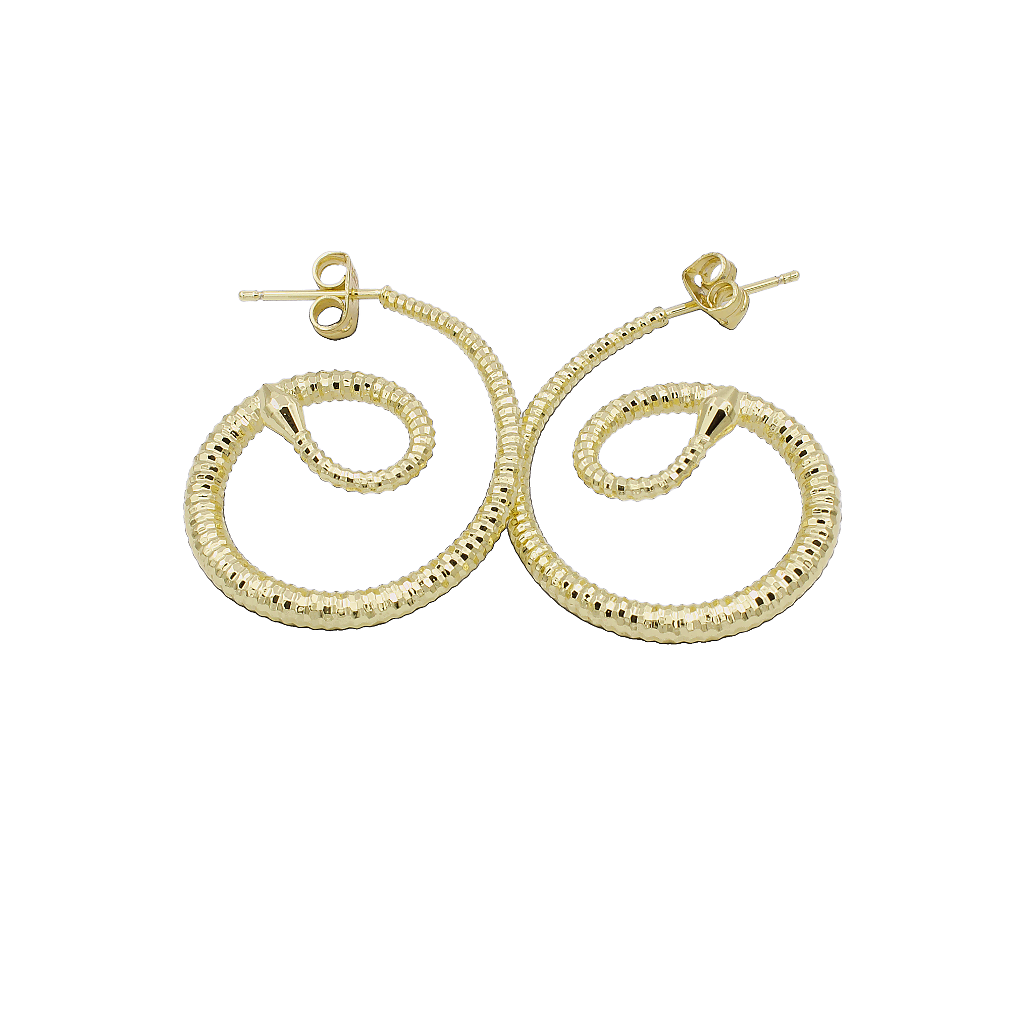 ARETES CHAPA DE ORO R-26400001