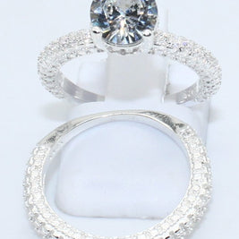 DUO ANILLO PLATA R006991