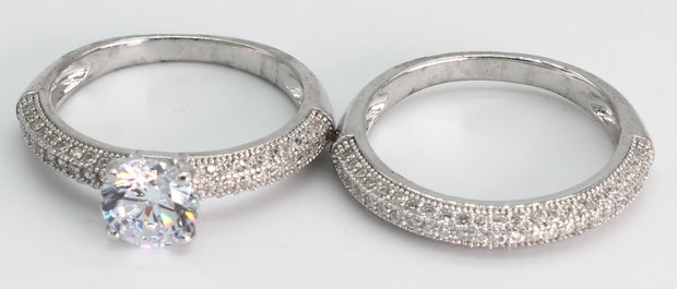DUO ANILLOS PLATA 925 T7 RO66