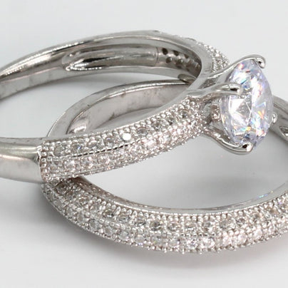 DUO ANILLOS PLATA 925 T7 RO66