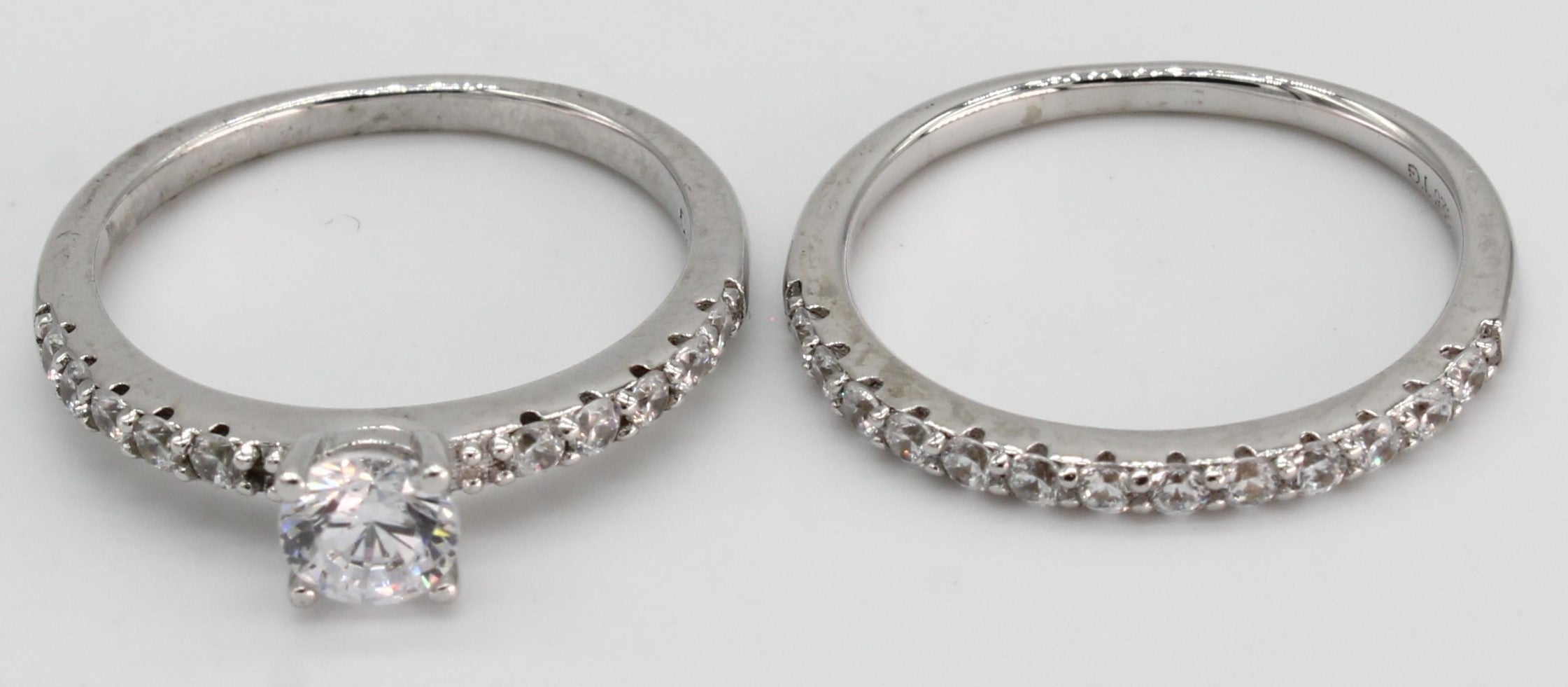 DUO ANILLOS PLATA 925 RO70