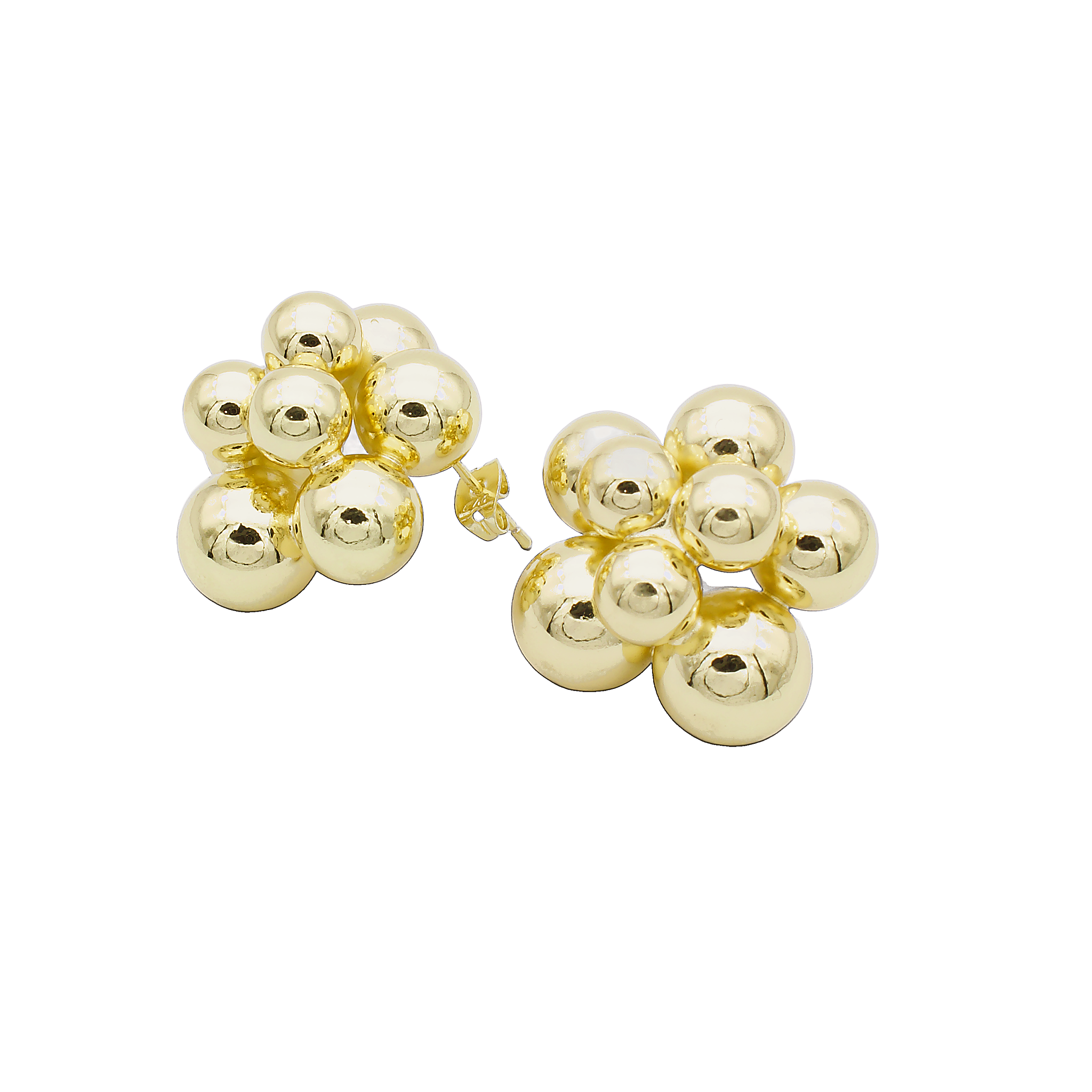 ARETES CHAPA DE ORO RS-07470001