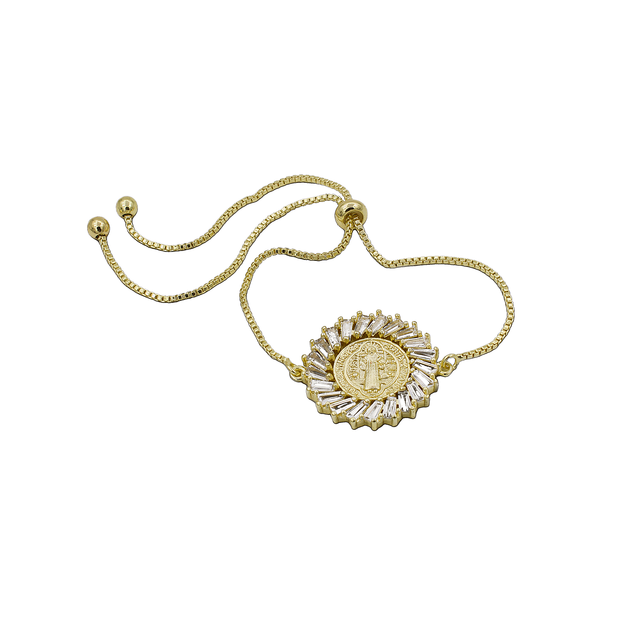 PULSERA CHAPA DE ORO LS-09040002