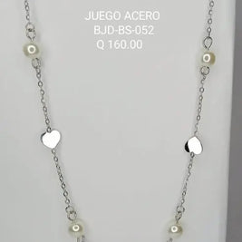 SET ACERO BJD BS 052 Lalú Joyas