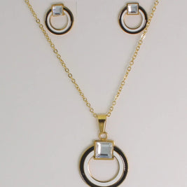 SET ACERO BJD BS 090 Lalú Joyas