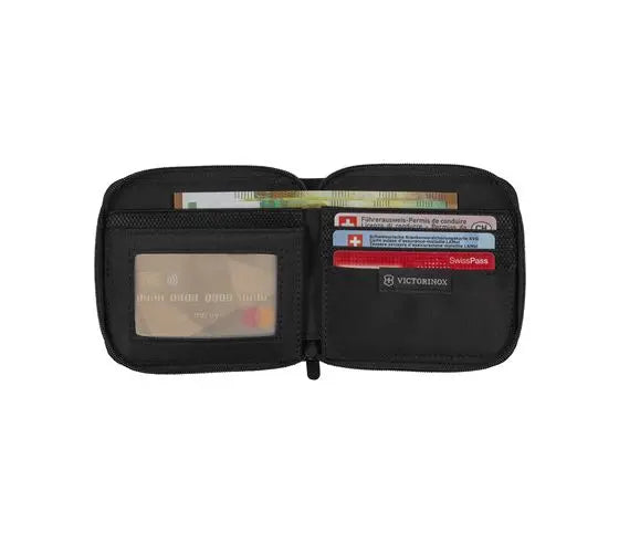 TA 5.0 ZIP-AROUND WALLET RFID BLACK VTG 610395