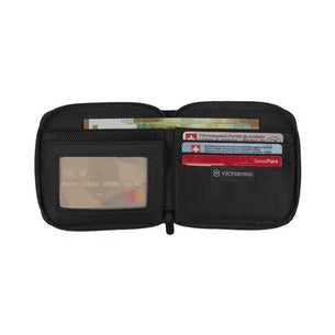 TA 5.0 ZIP-AROUND WALLET RFID BLACK VTG 610395