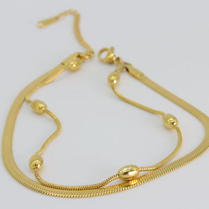 TOBILLERA ACERO BTD AC 009 Lalú Joyas