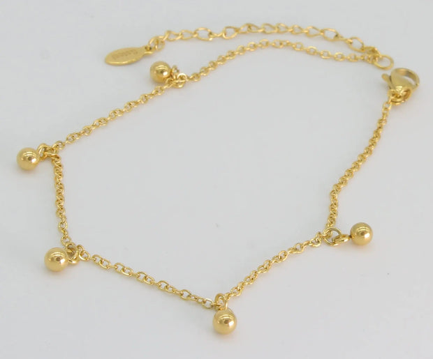 TOBILLERA ACERO BTD AK 002 Lalú Joyas