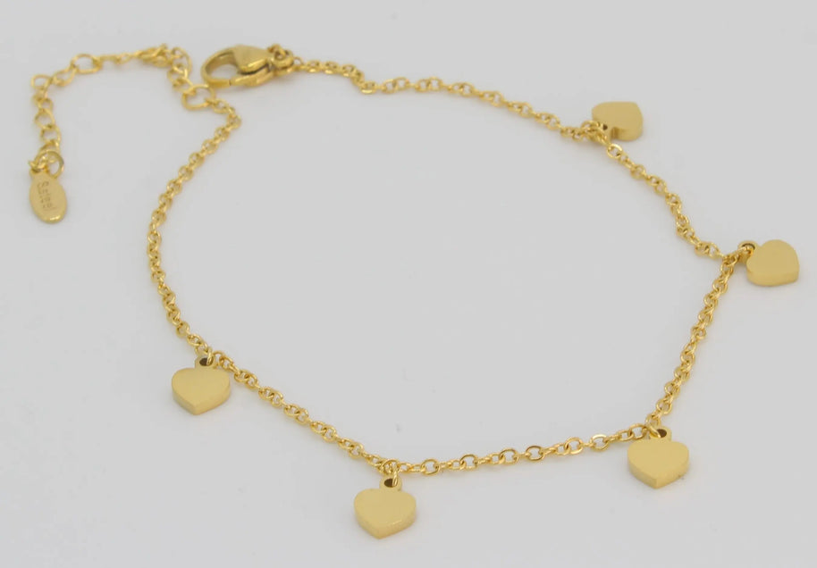 TOBILLERA ACERO BTD AK 004 Lalú Joyas