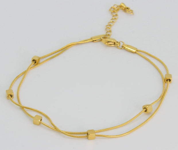 TOBILLERA ACERO BTD BY 007 Lalú Joyas