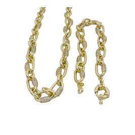JUEGO DE CADENA Y PULSERA XUPING X000991274