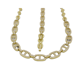 JUEGO DE CADENA Y PULSERA XUPING X000991905