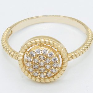ANILLO ORO 14KL 2.5 T8 AN14K37