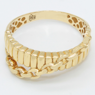 ANILLO ORO 14KL 2.6 T8 AN14K38
