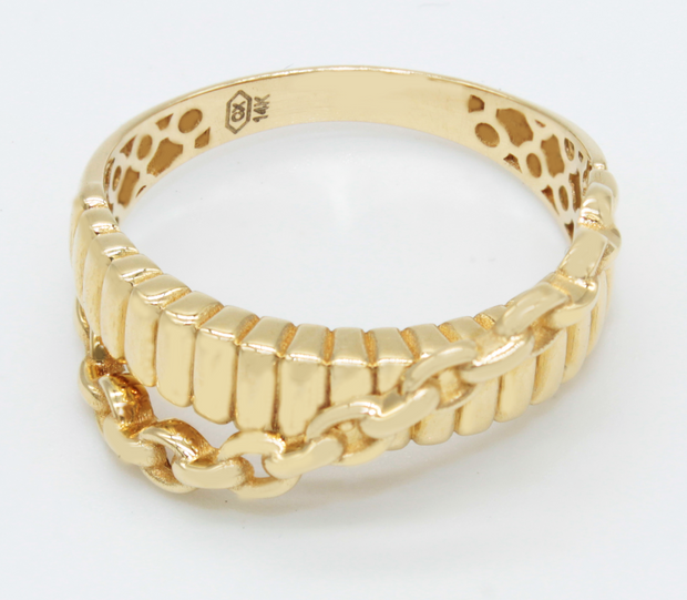 ANILLO ORO 14KL 2.6 T8 AN14K38