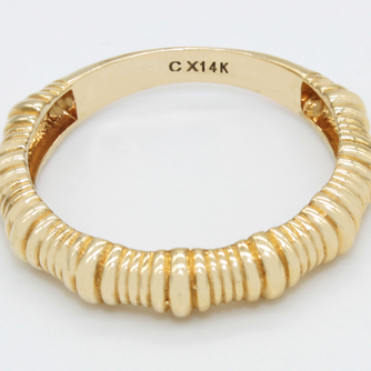 ANILLO ORO 14KL 2.8 T8 AN14K46