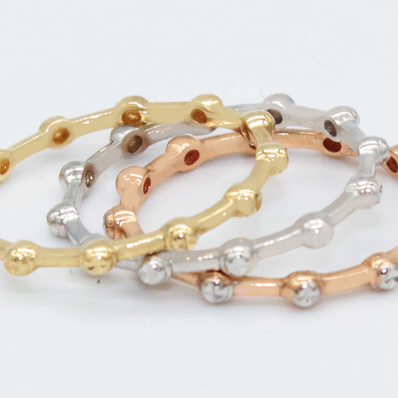 TRIO DE ANILLOS ORO 14KL 3.5 T7 AN14K9